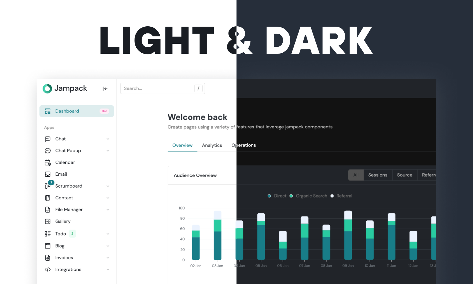 Jampack - Advanced VueJS-Bootstrap SaaS App Template