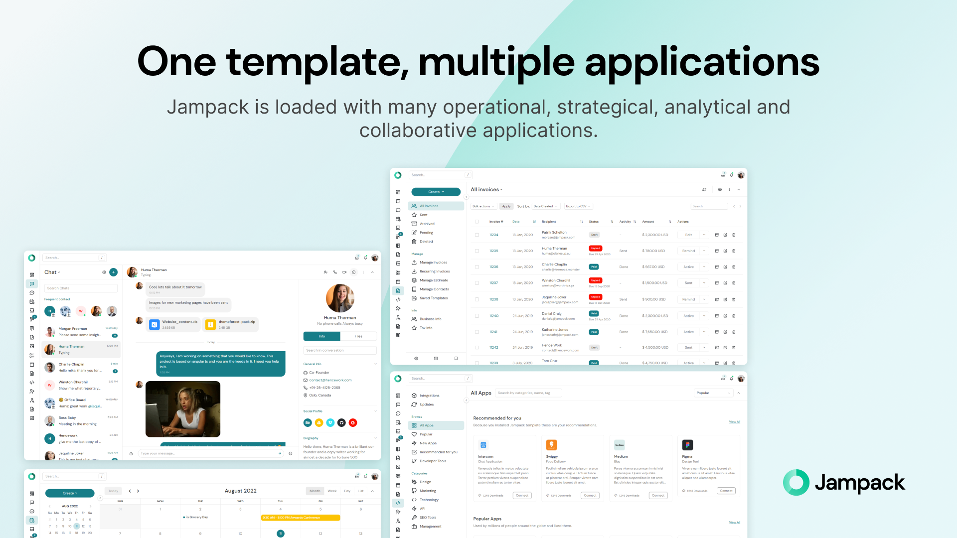 Jampack - Powerful SvelteKit-Bootstrap SaaS App Template